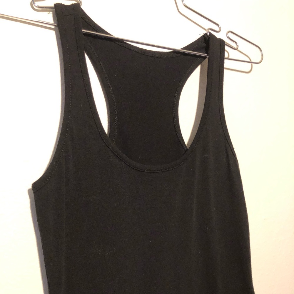Bodycon Tank Dress - Black